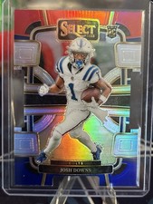 2024 Select Red And Blue Die Cut Josh Downs #44 (RC)