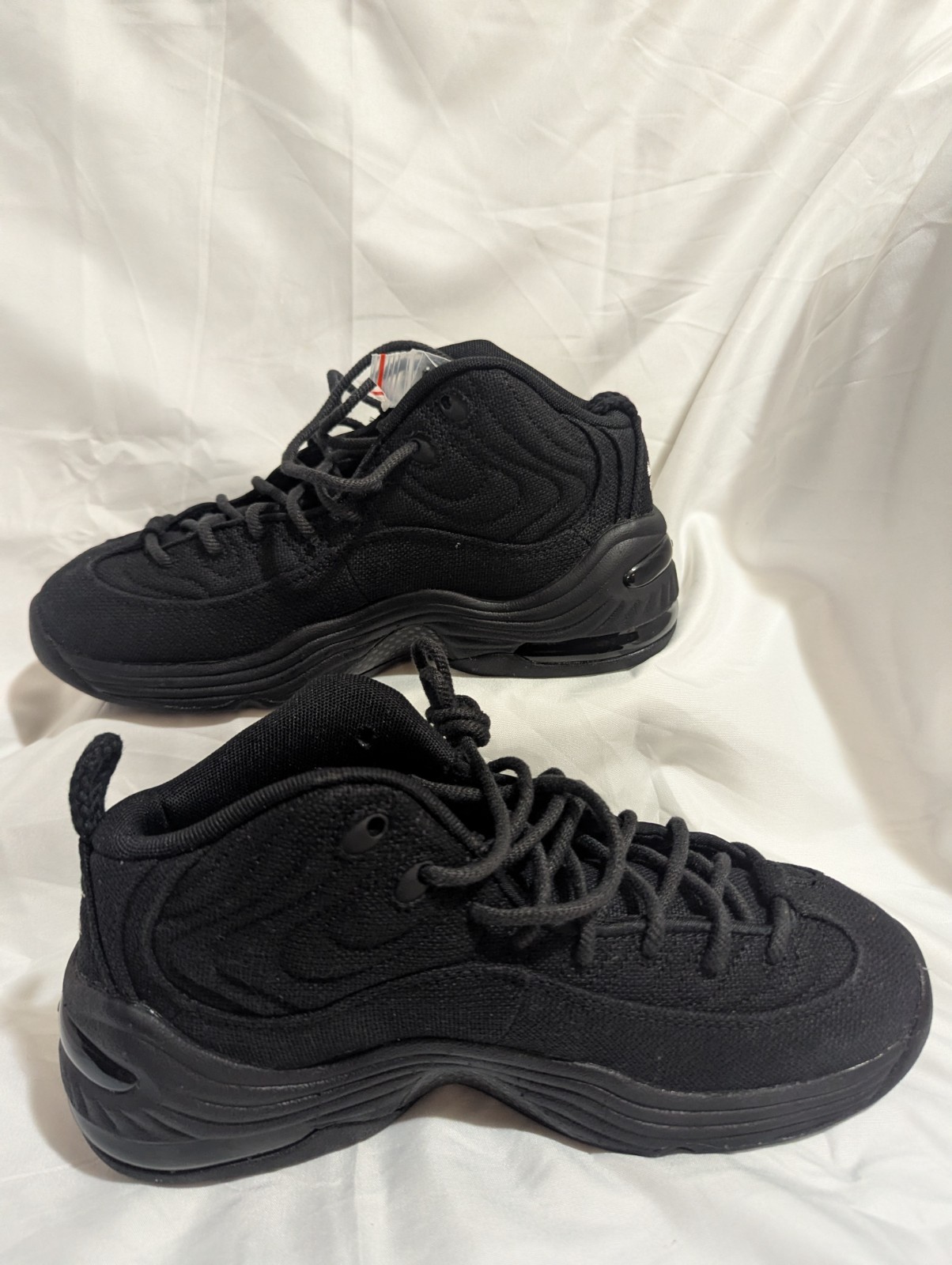 Nike Air Penny 2 Stussy Triple Black Mens Size 7 Casual Sneakers Shoes NEW ☑️ thumbnail 6