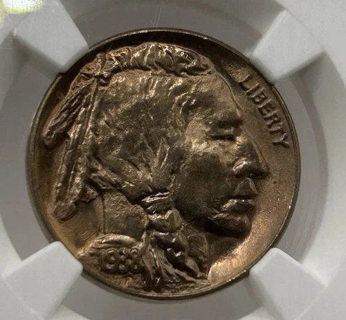 1938-D 5C Buffalo Nickel NGC MS66