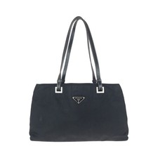 Prada Tessuto Nylon Leather Handbag