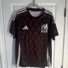 adidas Mexico National Team Soccer Jersey Mens Size L Red/Green Shirt Replica