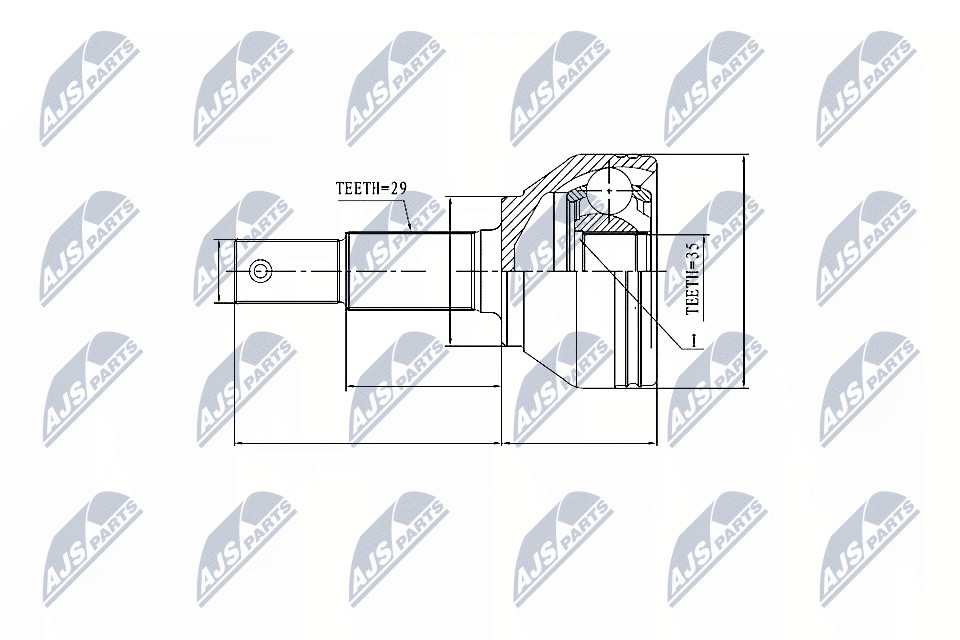 Fits NTY NPZ-NS-084 Joint Kit, drive shaft ⭐UK Stock⭐ - Image 5