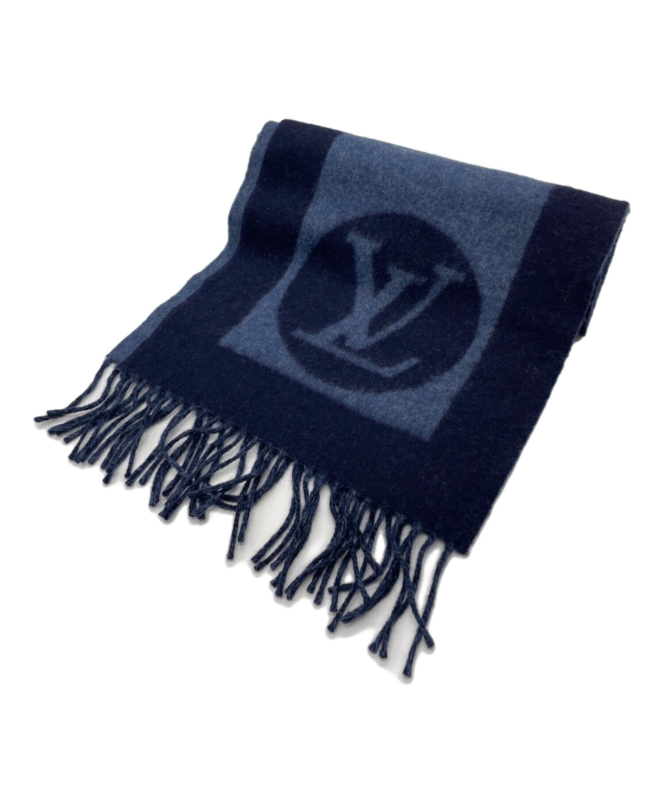 LOUIS VUITTON Cardiff Monogram Shawl Scarf 293 in Luxurious Silk Blend