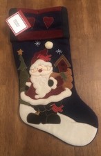 Christmas Stocking Santa Claus Cardinal  s Birdhouse Christmas Tree