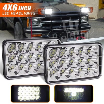 2PCS 4X6'' DOT 90W LED Headlights For BLIZZARD Snowplow Snow Plow 680LT 720LT 810