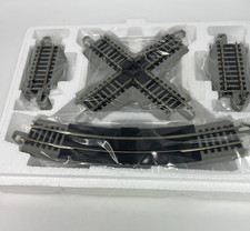 Hawthorne Village Bachmann Train EZ Track Crossing Curve Straigh 6 Pieces