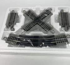Hawthorne Village Bachmann Train EZ Track Crossing Curve Straigh 6 Pieces