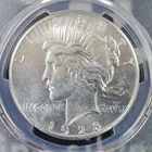 1928-P Peace Dollar S$1 -PCGS AU Details "Cleaned"