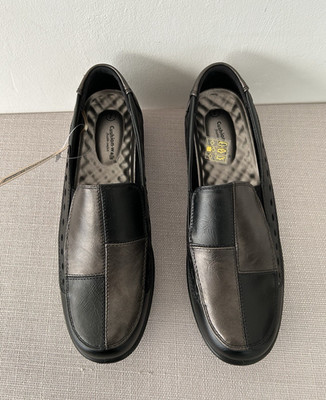 Cushionwalk Schuhe flexibel bequem robust leicht Keilabsatz Größe 7 - neu