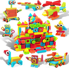 240Pcs Hedgehog Interlocking Building Shape 3D Blocks, STEAM Educational, Creati