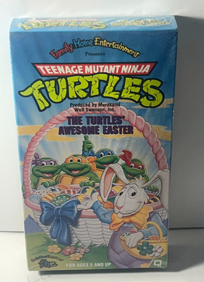Teenage Mutant Ninja Turtles The Turtles Awesome Easter Vhs 1992