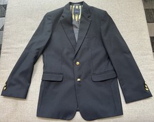 NWOT Boy  s Nautica Navy Blazer With Gold Buttons-Size 16 R