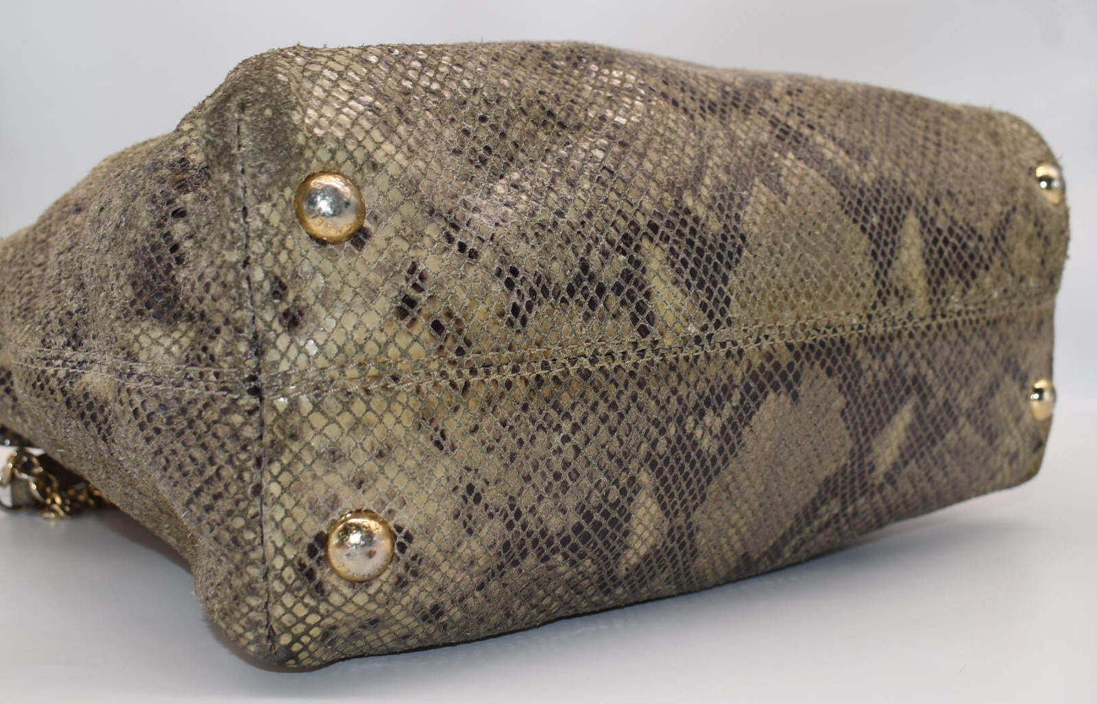 Michael Kors Python Embossed Leather Chain Strap … - image 12