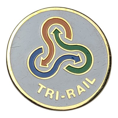 South Florida Regional Transport Authority FDOT Tri-Rail Train System Lapel Pin 