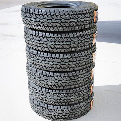 6 Cosmo El Tigre AT 235/80R17 120/117S E 10 Ply A/T Tires 55k Mi Warranty