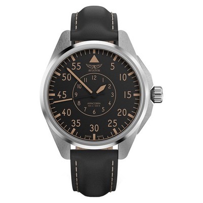 Aviator Airacobra 43 Heritage V.3.39.0.341.4   Herrenuhr   Edelstahl Garantie: A