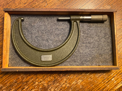 3 VINTAGE LUFKIN MICROMETERS  PRICE LOWERED $112