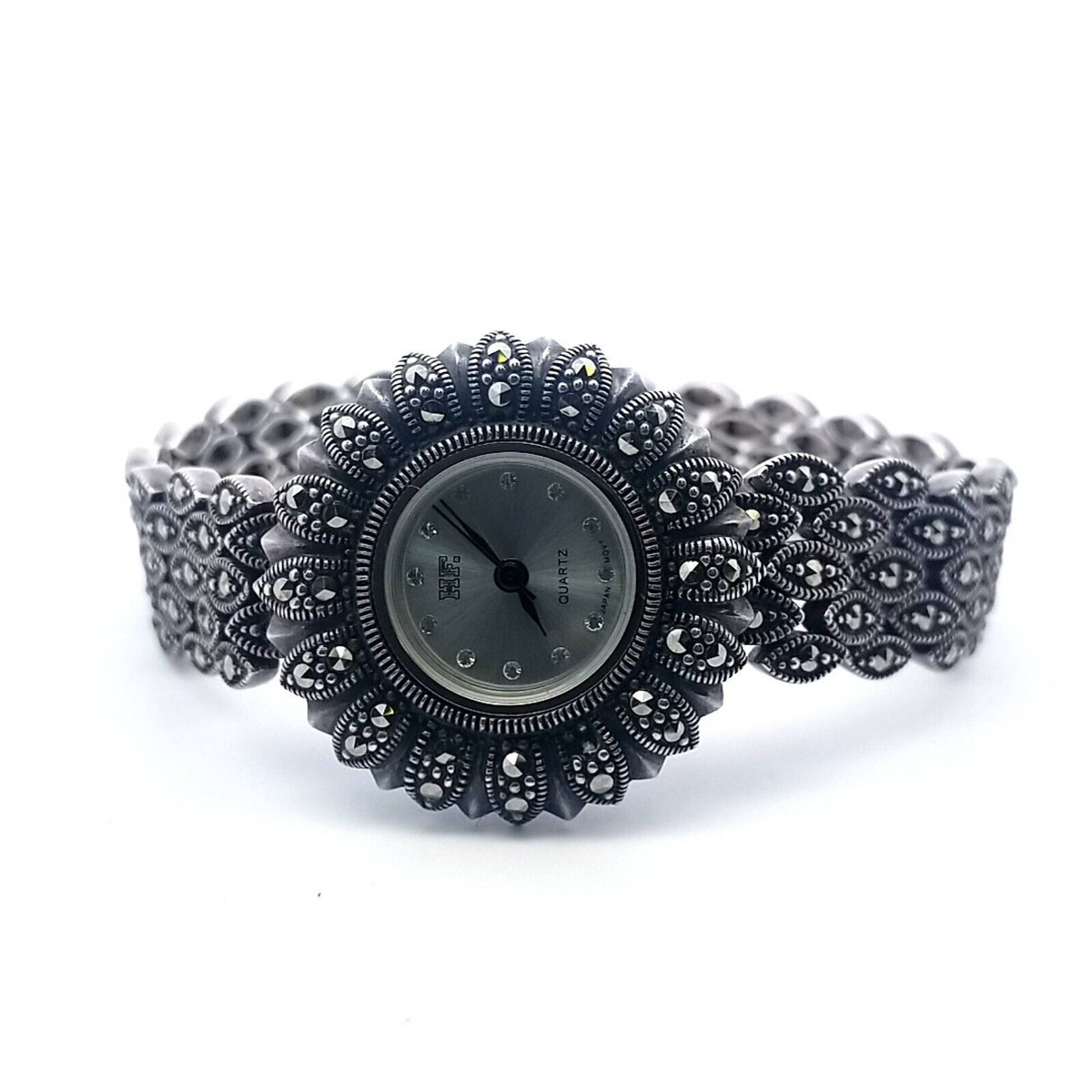 Lot of 2 Women\'s Watches: Strada Marcasite Style and SPC Quartz Strada Women Casual Wristwatches for sale | eBay main image 3