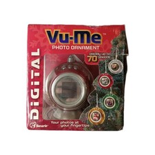 Vu-me Scenario Digital Photo Ornament Display Up To 70 Photos Christmas