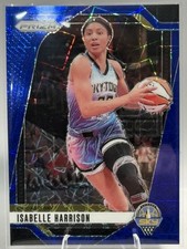 2024 Panini Prizm WNBA #6 Isabelle Harrison Blue Velocity Prizms