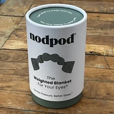 Nodpod Gentle Pressure Sleep Mask Sage Light Blocking Design for Sleeping NEW