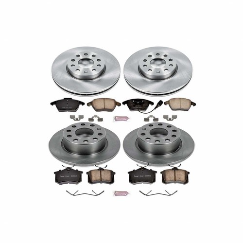 Power Stop Brake Kit For Audi A3 2010-2013 Front & Rear Autospecialty - Picture 2 of 9