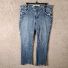 Vintage Gap Jeans Womens 16 Blue Bootcut Mid Rise Dark Wash Y2K Cotton Stretch