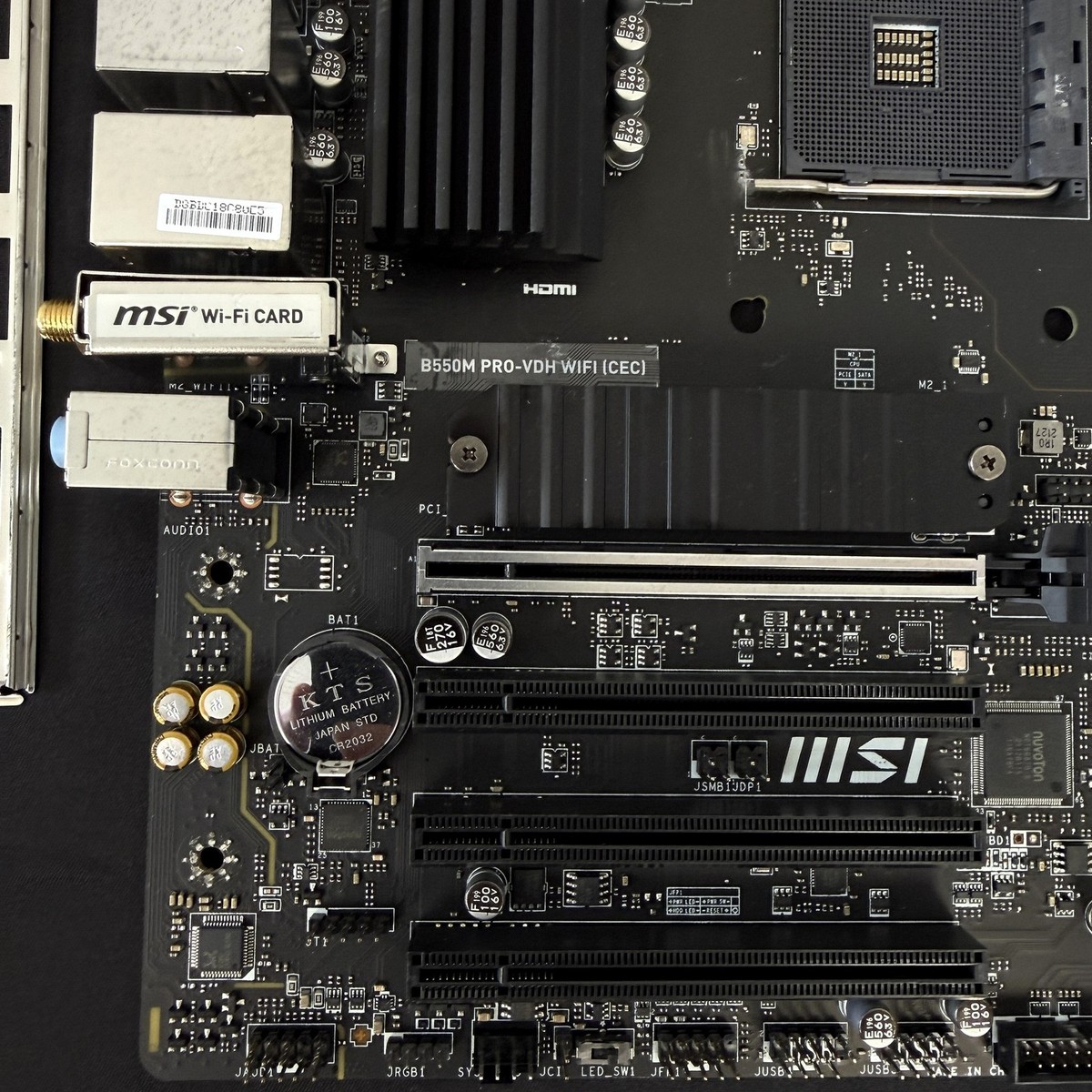 MSI B550M PRO VDH WiFi AM4 DDR4 Micro ATX Motherboard Ryzen 5000