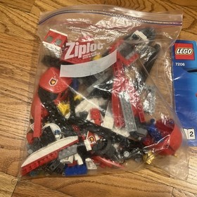 LEGO City 7206 Fire Helicopter 100% Complete 