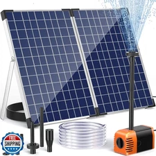 POPOSOAP Solar Fountain Pump 35 Watt, 480GPH Solar Water Pond Pum