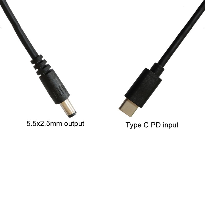 Usb To 12v Router USB C/Type-C PD to 12V 5.5x2.5mm Power Cable for Wireless Router ...