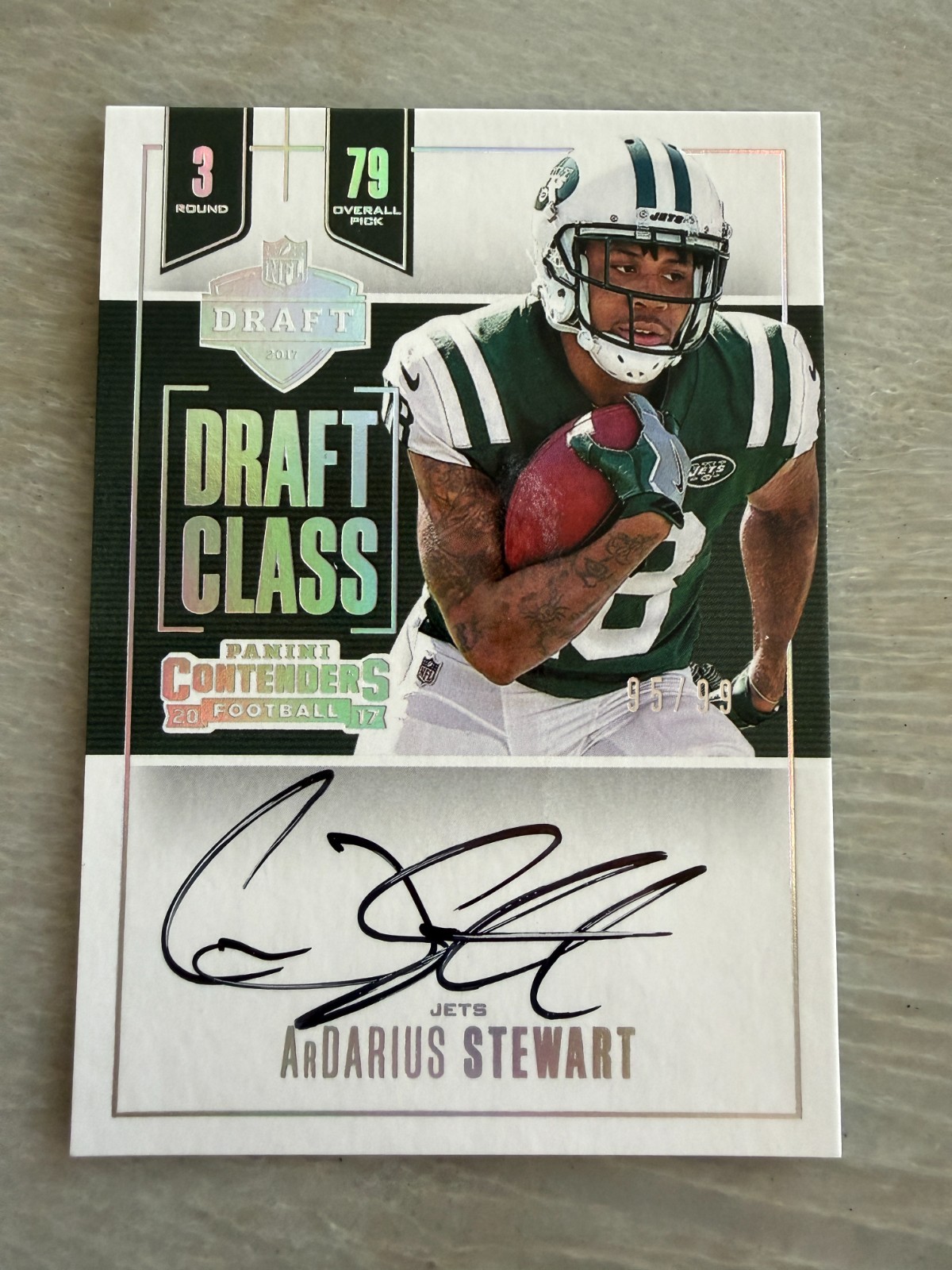 ArDarius Stewart Panini National Treasures Rookie Material Signatures Rps #AS Base