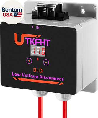 Low Voltage Disconnect Controller, 12V-40V DC-DC Smart Battery Protection Module