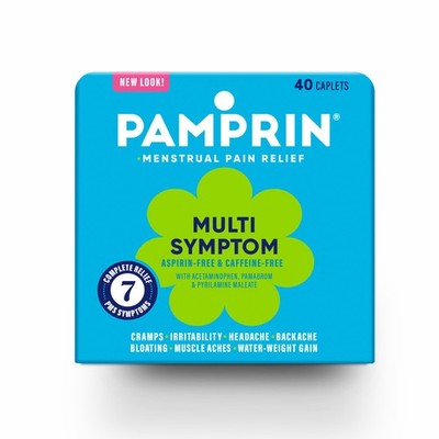 Pamprin Multi-Symptom Formula, with Acetaminophen, Menstrual Period Symptoms