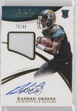 2015 Panini Immaculate Rookie 75/99 Rashad Greene #129 Patch Auto 0q5