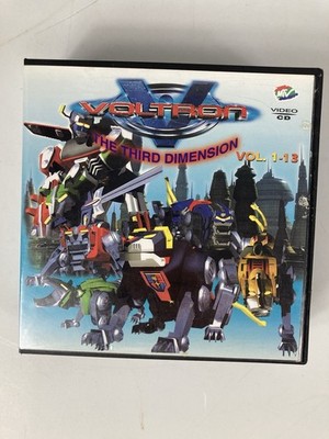 Voltron The Third Dimension Video CD NOT DVD Vol 1-13 26 Episodes