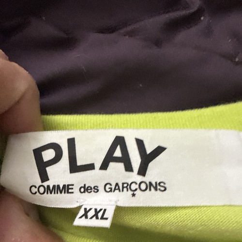 Comes Des Garçons PLAY Big Heart ‘Green’ Mens Size XXL 2XL - Picture 3 of 4