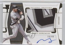 2022 Panini National Treasures Gold 10/49 Romy Gonzalez #148 Auto 0k9w