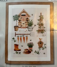 Stickpackung "Garten" von Vervaco, Zählmusterpackung