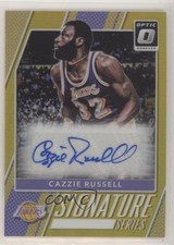 2017 Donruss Optic Signature Series Gold Prizm 2/10 Cazzie Russell #77 Auto 2d8