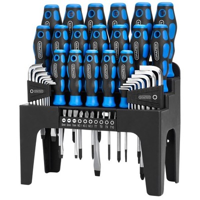 Draper Weicher Griff Screwdriver Sechskant Schlüssel und Bit Set 44 Teile 81294