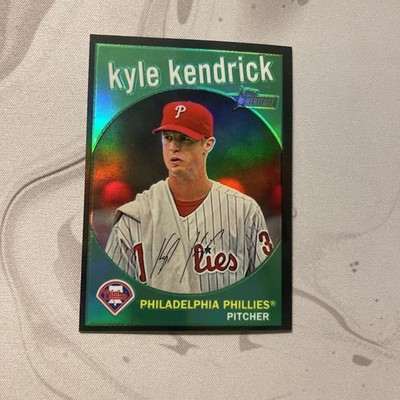 2008 Topps Heritage - Chrome Kyle Kendrick #C157 Black Border Refractor /59
