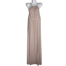 Show Me Your Mumu Amanda Maxi Dress in Blush dancing Queen Shine XL NWT