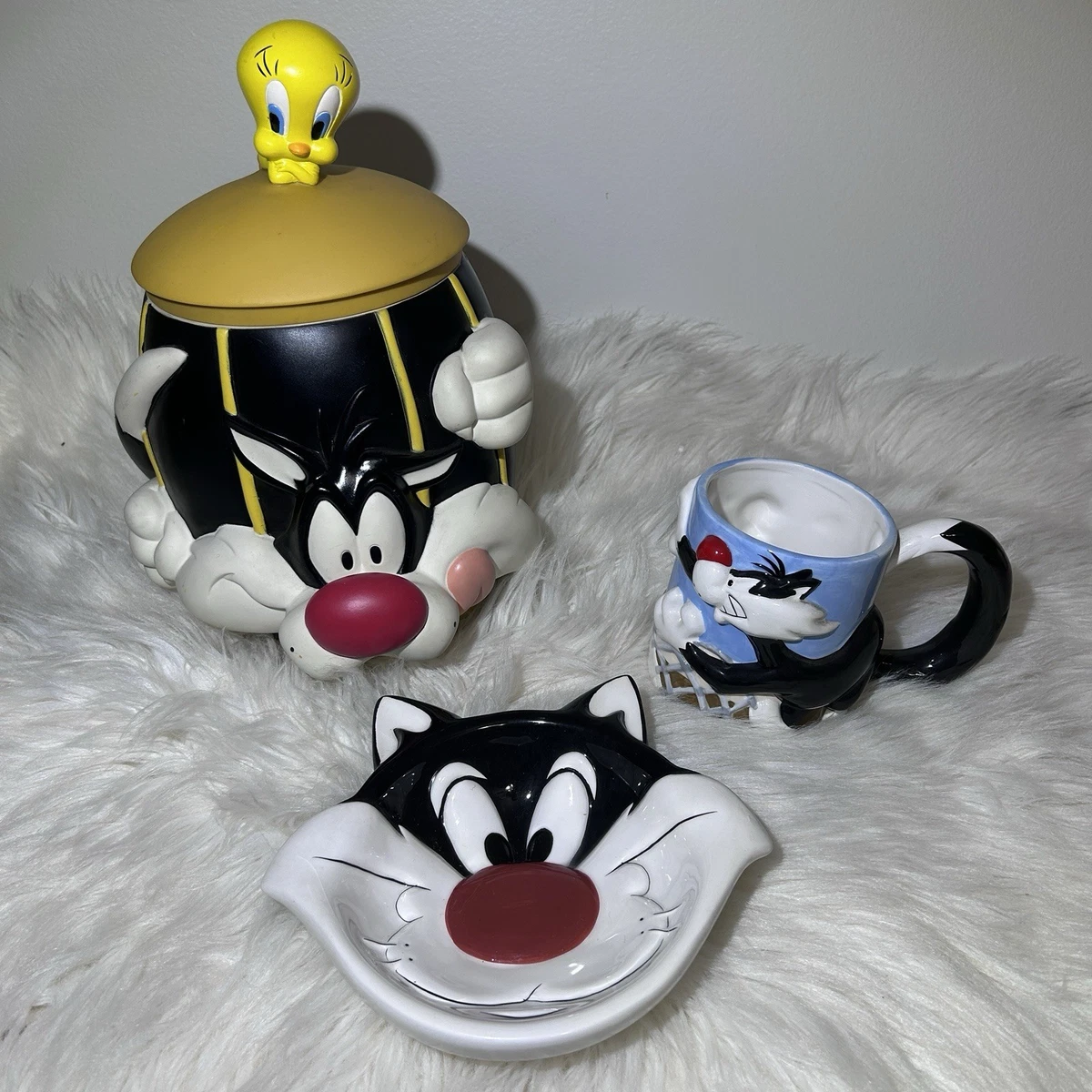 【激レア】♥ワーナー ♥クッキージャー 陶器 　Warner Bros　 訳あり Bugs Bunny Cookie Jar for sale | eBay