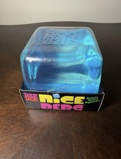 NeeDoh Nice Berg Blue XL Giant Nee Doh Niceberg Solid Squish Cube Block - NEW