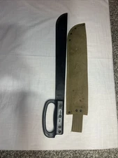 New- Vintage US Army Ontario Knife Blackie Collins D Handle Short Machete