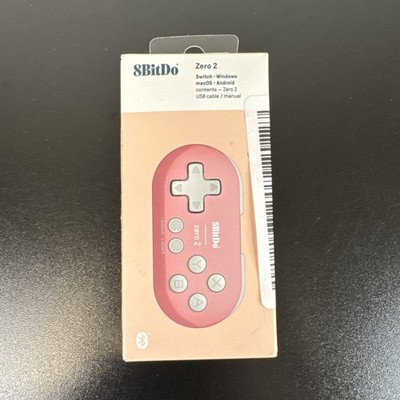 Pink 8Bitdo Zero 2 Bluetooth Gamepad for the Switch/Windows/Mac/Android/Pie