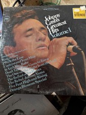 Johnny Cash Hits Volume 1 Vintage Vinyl LP 1970 Columbia Record CS 9478 EX/VG 