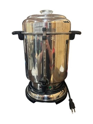 Delonghi LARGE Coffee Maker Urn Percolator 60 Cup Stainless Steel DCU62 Electric