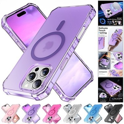 Für iPhone 17 16 15 14 13 12 Pro Max MagSafe Case Heavy Duty stoßfest Hülle